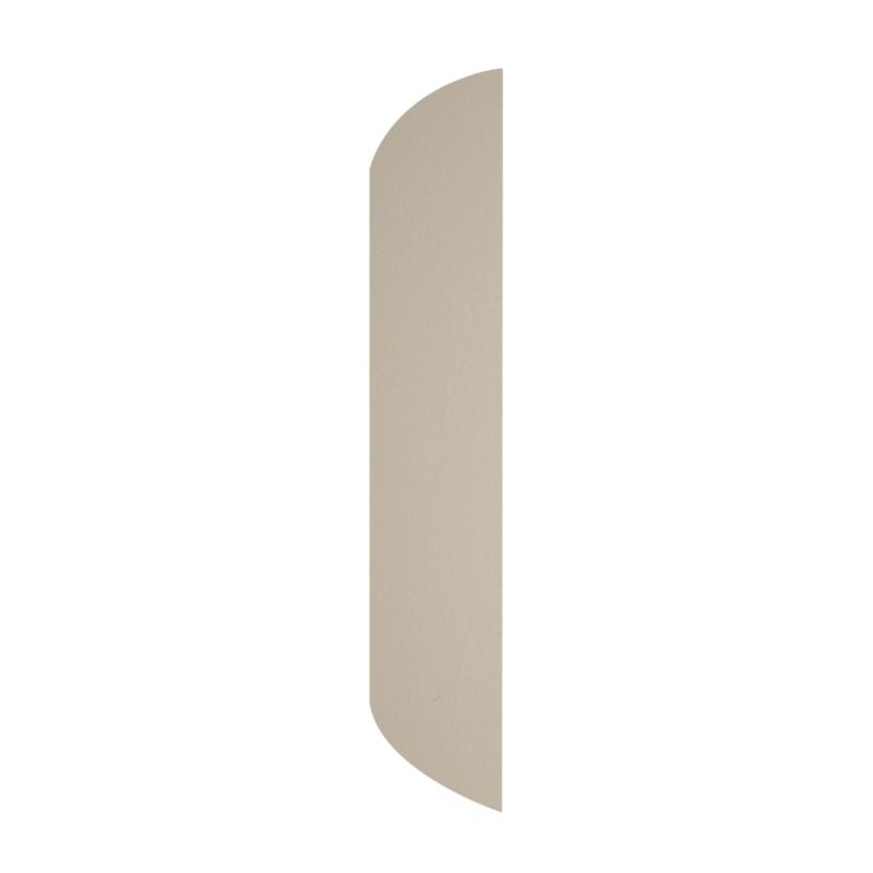 MDF Afslutningsliste 6 x 30 x 2400 mm Hvid Selvklæbende