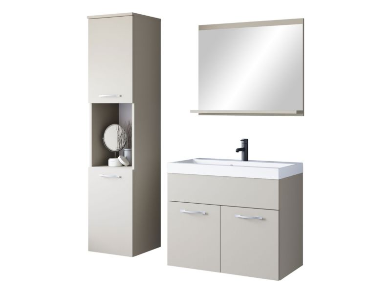 Badeværelsessæt Montreal 60 cm Kashmir Beige 1 sæt
