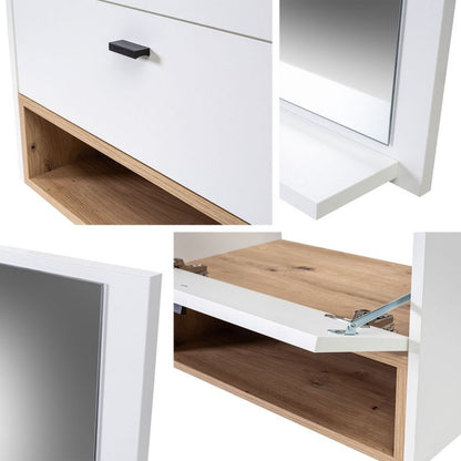 Badeværelsessæt Olier II Hvid + Dåb Artisan 60 cm