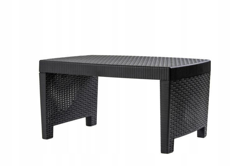 Meble Ogrodowe Corciano Paradiso Sofa stolik kawowy + 2 fotele Antracyt 2 osobowy zestaw 1szt.