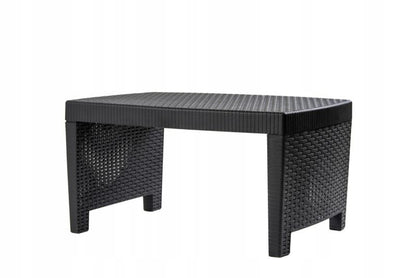 Meble Ogrodowe Corciano Paradiso Sofa stolik kawowy + 2 fotele Antracyt 2 osobowy zestaw 1szt.