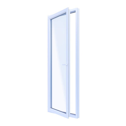 PVC Vindue 3-lags Altandør 85/OB8 Hvid 86,5x229,5 cm Indadgående Venstre