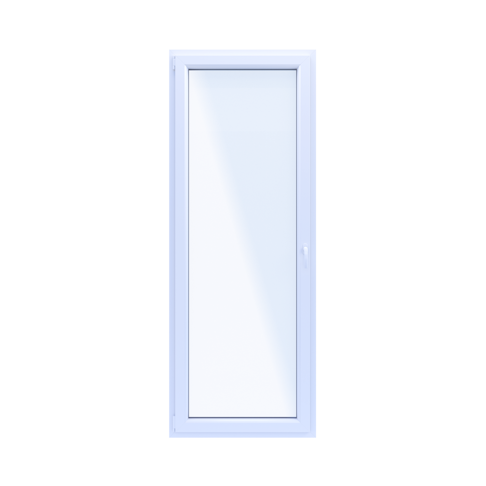 PVC Vindue 2-lags Altandør OB8 Hvid 86,5x229,5 cm Indadgående Venstre