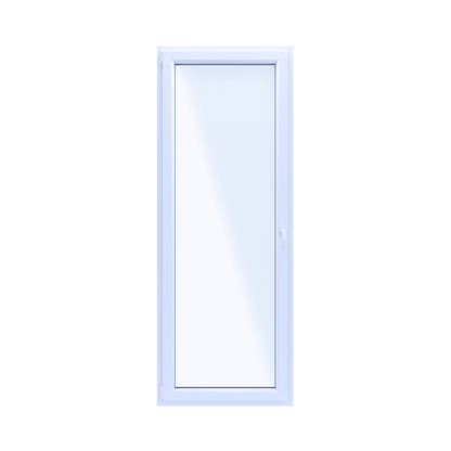PVC Vindue 2-lags Altandør OB8 Hvid 86,5x229,5 cm Indadgående Venstre