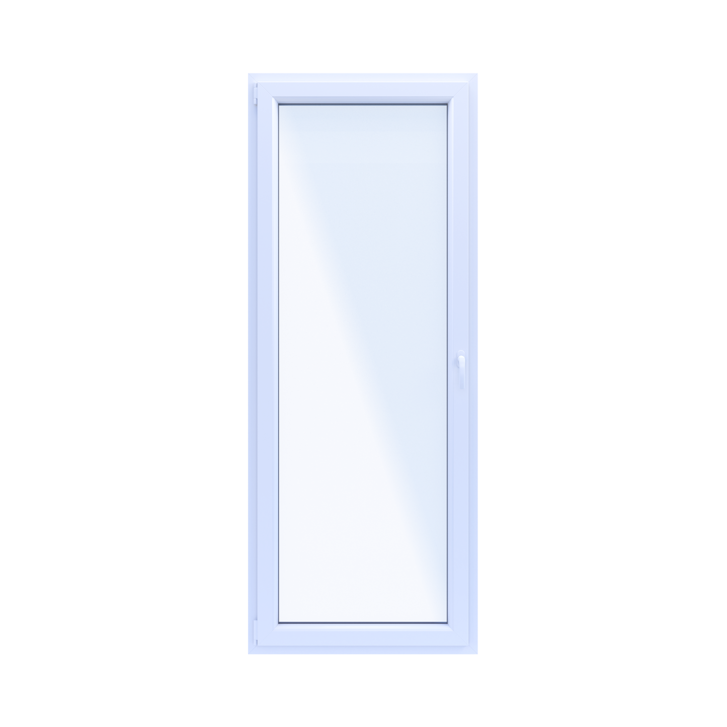 PVC Vindue OB6 86,5x219,5 cm Hvid Venstre