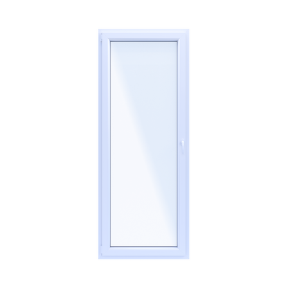 PVC Vindue OB6 86,5x219,5 cm Hvid Venstre