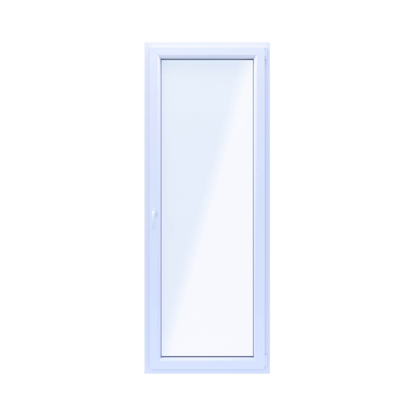 PVC Vindue 2-lags Altandør OB7 Hvid 86,5x229,5 cm Indadgående Højre