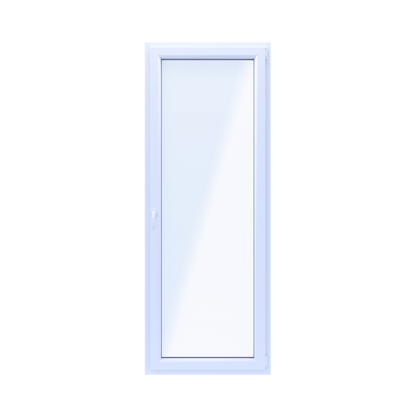PVC Vindue 2-lags Altandør OB7 Hvid 86,5x229,5 cm Indadgående Højre