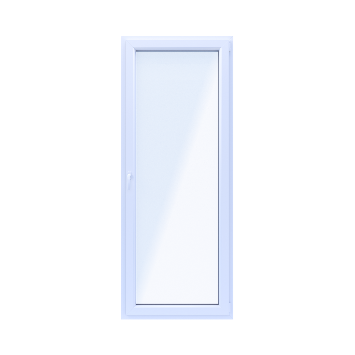PVC Vindue 2-lags Altandør OB5 Hvid 86,5x219,5 cm Indadgående Højre