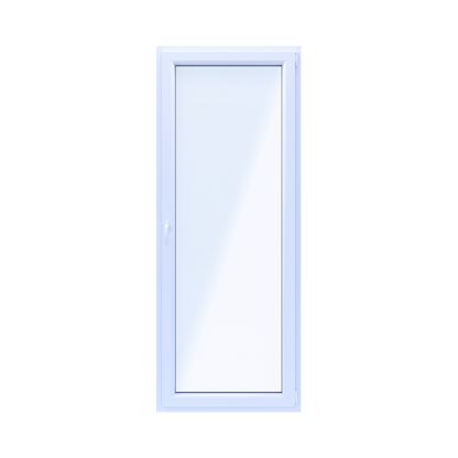 PVC Vindue 2-lags Altandør OB5 Hvid 86,5x219,5 cm Indadgående Højre
