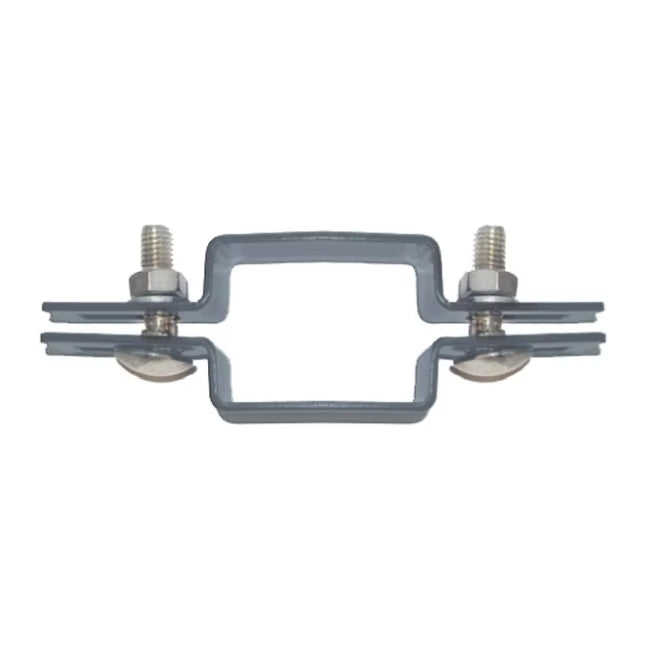 Mellemklemme 5x5 cm Antracit Galvaniseret | 5901891479041