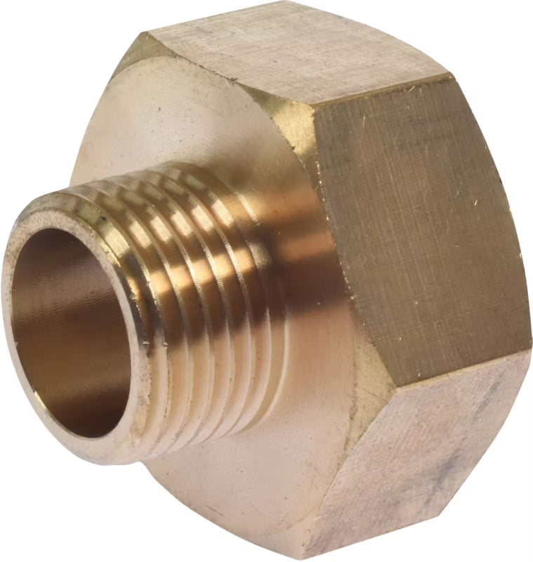 Messing Reduktionsmuffe 1" IG x 1/2" UG
