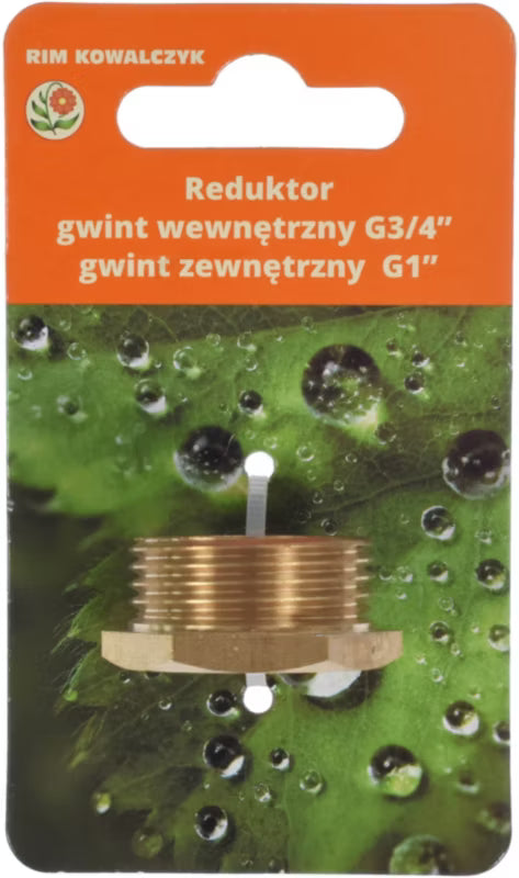 Messing Reduktionsmuffe Indvendig 3/4" x Udvendig 1"