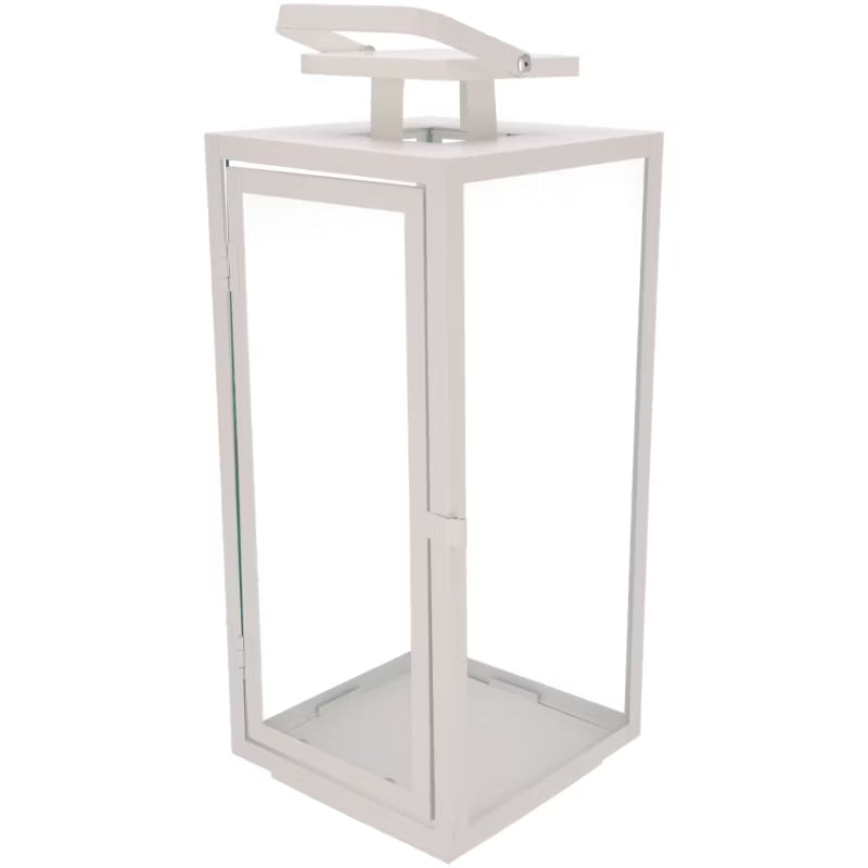 Metal Lanterne 40 cm Hvid