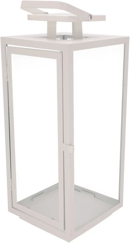 Metal Lanterne 40 cm Hvid