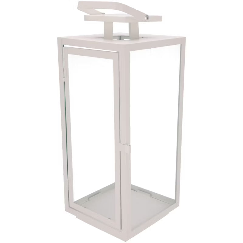 Metal Lanterne 40 cm Hvid