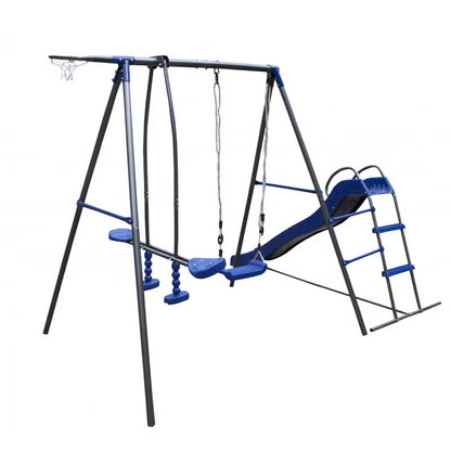 Metal Legeplads Tymek 216x180x195 cm Blå