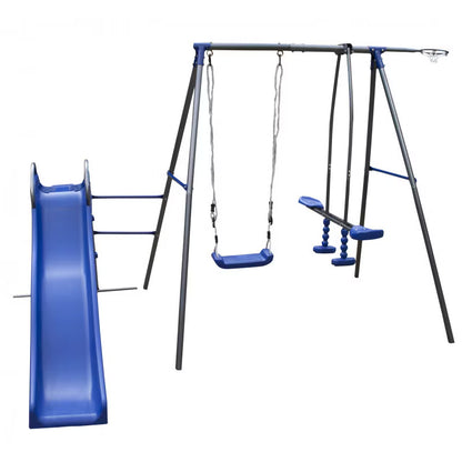 Metal Legeplads Tymek 216x180x195 cm Blå