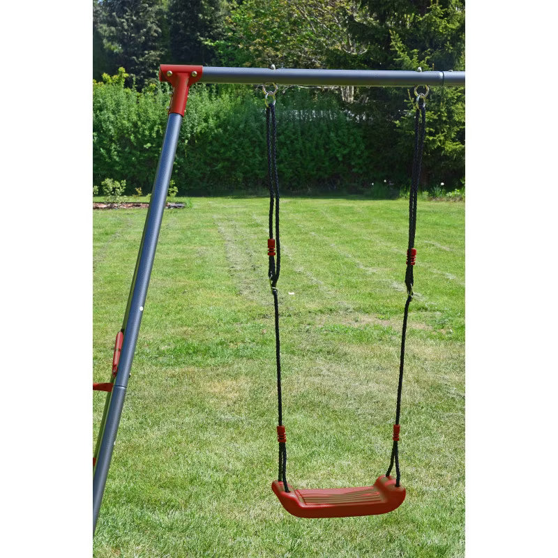 Metal Legeplads Tymek 216x195 cm Rød