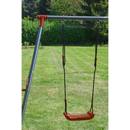 Metal Legeplads Tymek 216x195 cm Rød