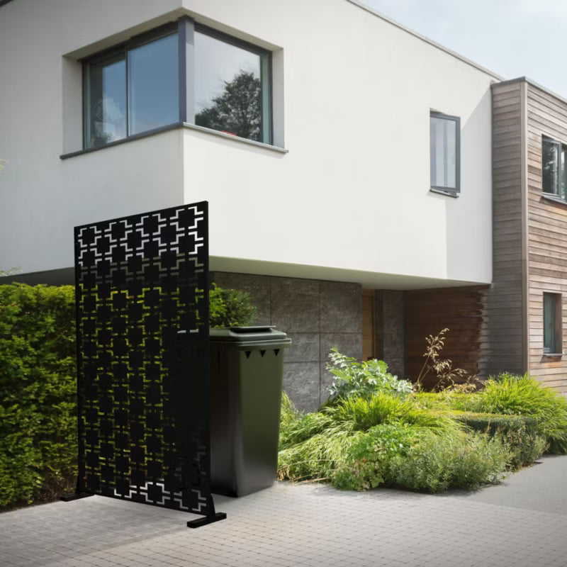 Metalhegn Milano 90x180 cm Sort Stål