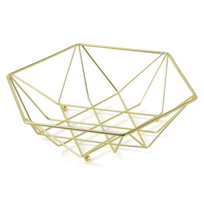 Metalkurv 26,5 cm Guld