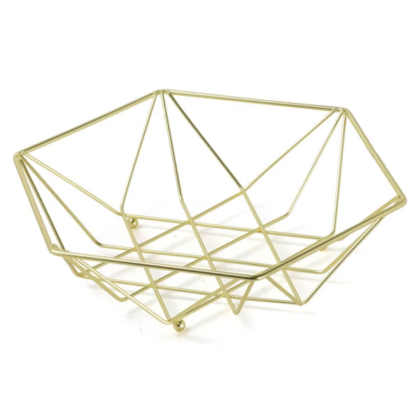 Metalkurv 26,5 cm Guld