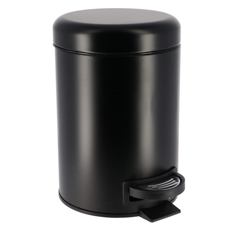 Metal Affaldsspand Core 3 L Sort med Pedal