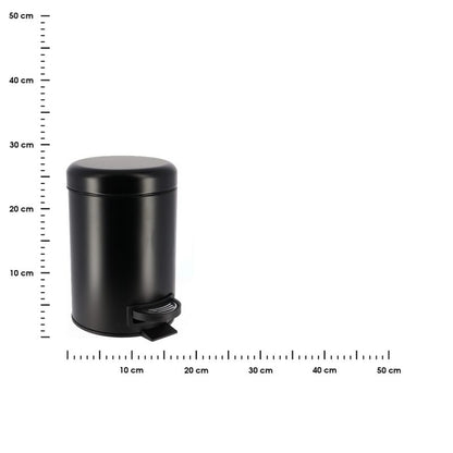 Metal Affaldsspand Core 3 L Sort med Pedal