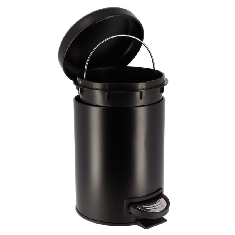 Metal Affaldsspand Core 3 L Sort med Pedal