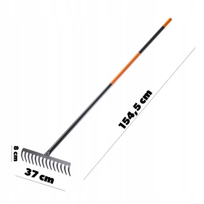 Metalrive 14 Tænder 154,5 cm Sort Stål