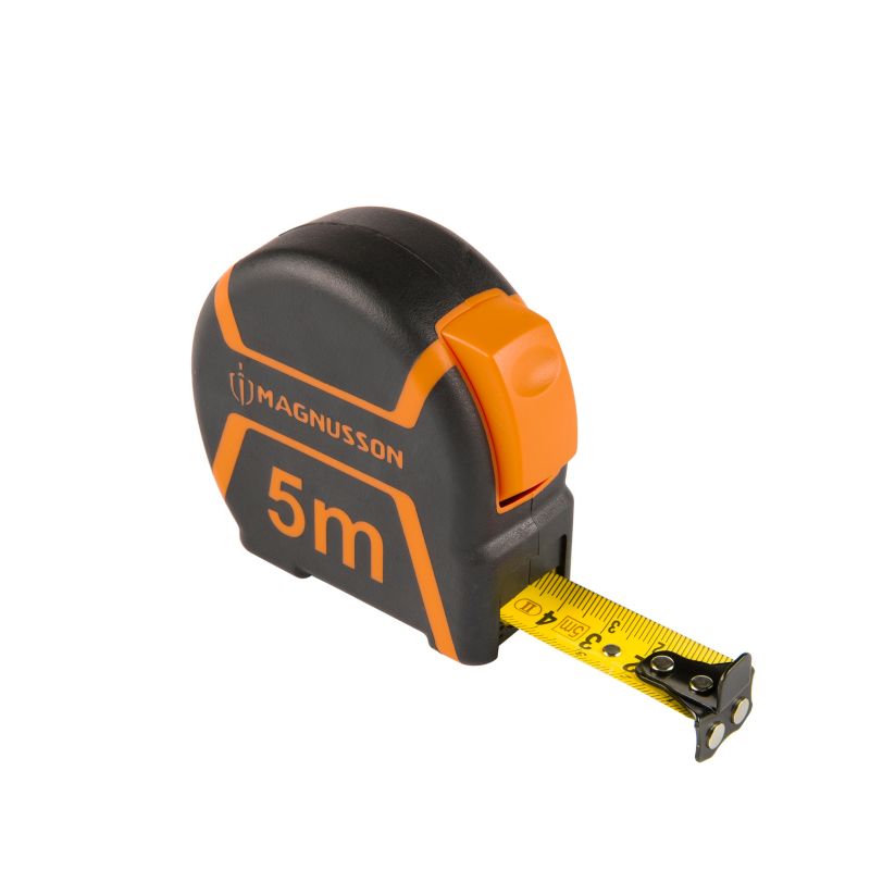 Magnusson 5 m sammenrulleligt målebånd