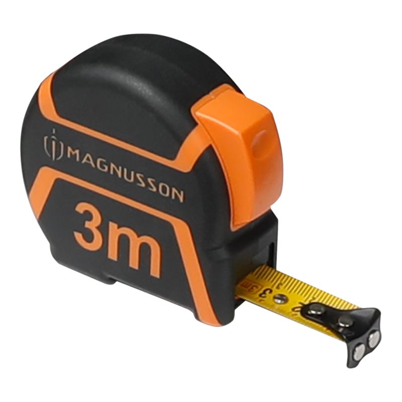 Magnusson sammenklappelig målebånd og skruetrækker med bits