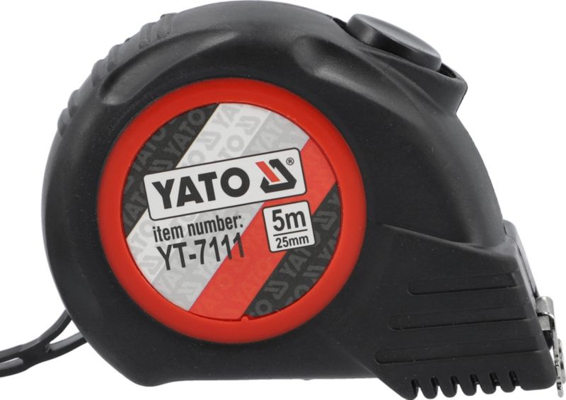 Yato sammenrulleligt målebånd 5 m x 25 mm