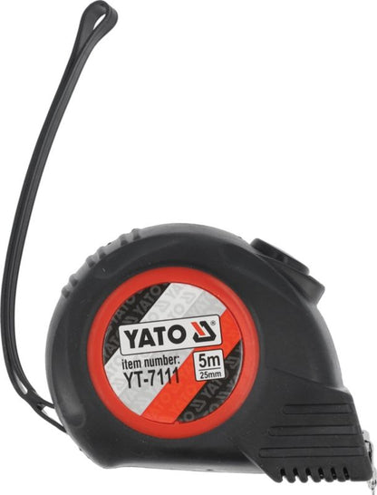 Yato sammenrulleligt målebånd 5 m x 25 mm