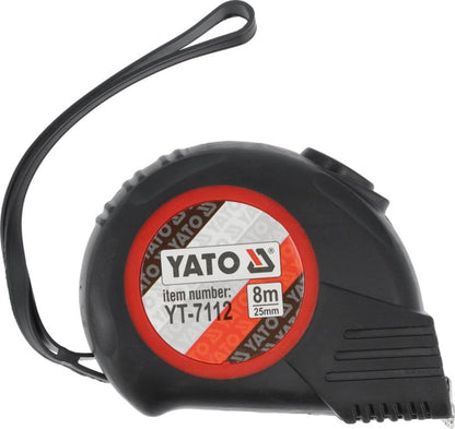 Yato sammenrulleligt målebånd 8 m x 25 mm