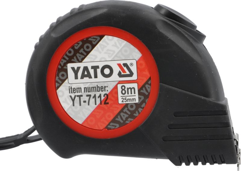 Yato sammenrulleligt målebånd 8 m x 25 mm