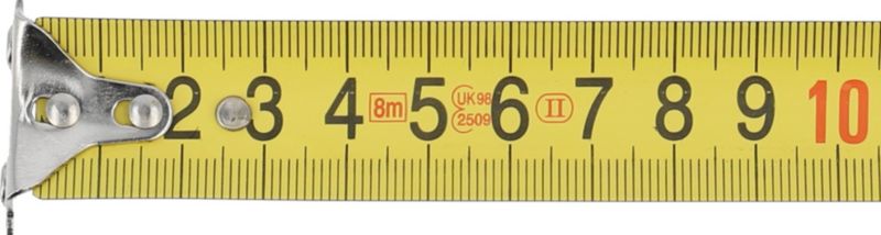 Yato sammenrulleligt målebånd 8 m x 25 mm