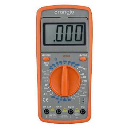 Digitalt måleinstrument med buzzer Orangjo VC505