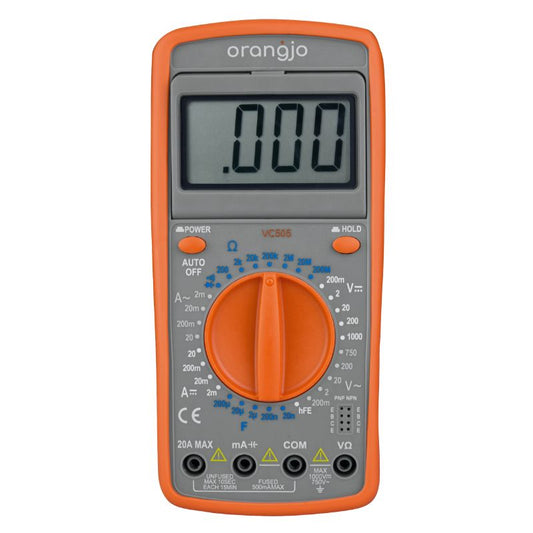 Digitalt måleinstrument med buzzer Orangjo VC505