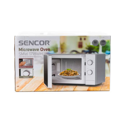 Mikrobølgeovn SMW 1718WH 20 Liter 700W Hvid