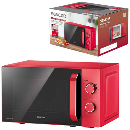 Mikrobølgeovn SMW 1920RD 700W 20 Liter Rød