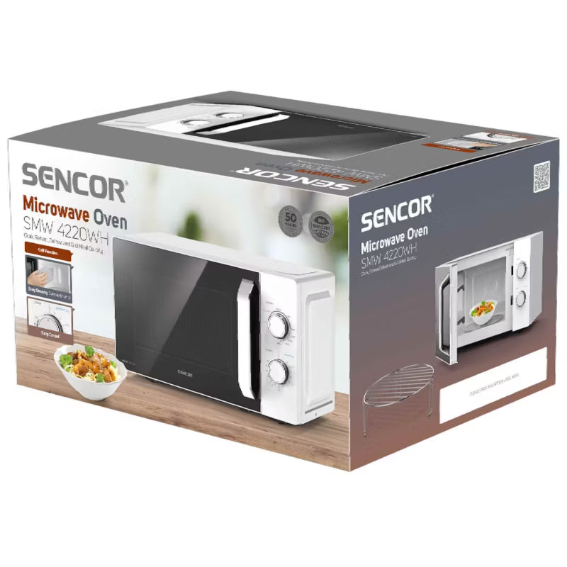 Mikrobølgeovn SMW 4220WH 20L 700W Hvid