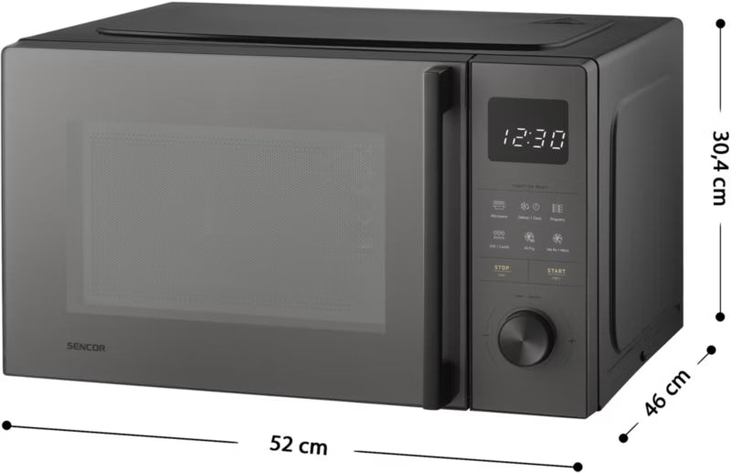Mikrobølgeovn SMW 6025BK 25 Liter Sort