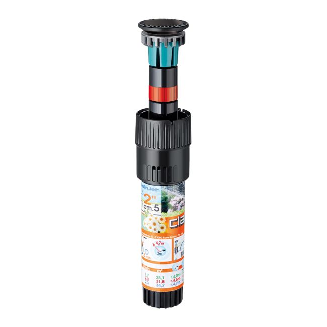 Mikrosprinkler Colibri 180° 2" Sort