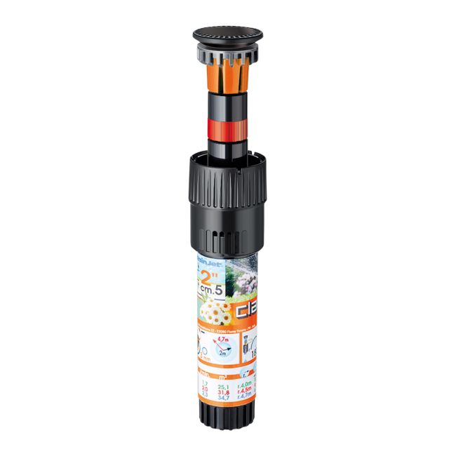 Mikrosprinkler Colibri 360 Grader 2" Sort