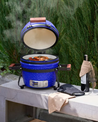 Mini Kamado Kulgrill 54x35x48 cm Blå Keramik
