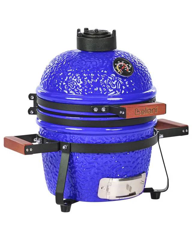 Mini Kamado Kulgrill 54x35x48 cm Blå Keramik