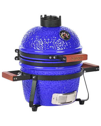 Mini Kamado Kulgrill 54x35x48 cm Blå Keramik