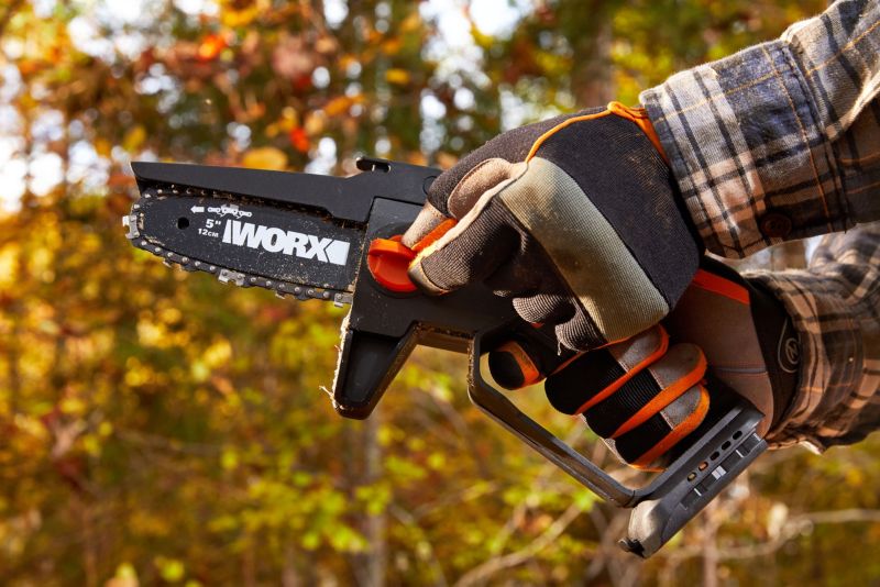 Mini akku-kædesav med forlængerstang Worx WG325E.1 20V